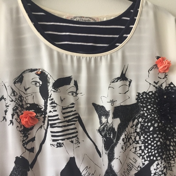 Two-Piece Short - Sleeve Top - Picture 4 of 14